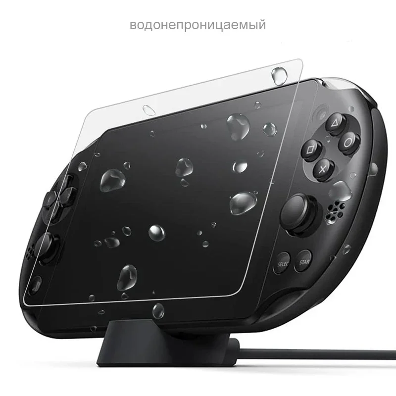 لسوني PSV2000 PSV1000 حامي الصراخ الجبهة الزجاج المقسى فيلم مع عودة HD شاشة واقية غطاء الفيلم ل PS Vita 1000