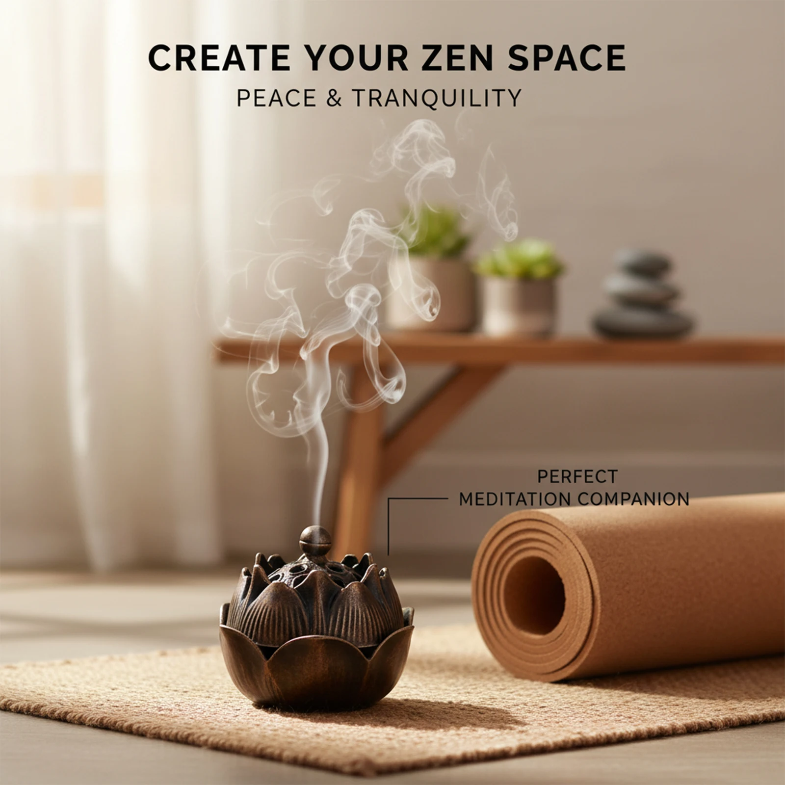 Metal Incense Burner Set With 84pcs Auspicious Cloud Incense Sticks Retro Lotus Dragon Phoenix Censer For Home Decor