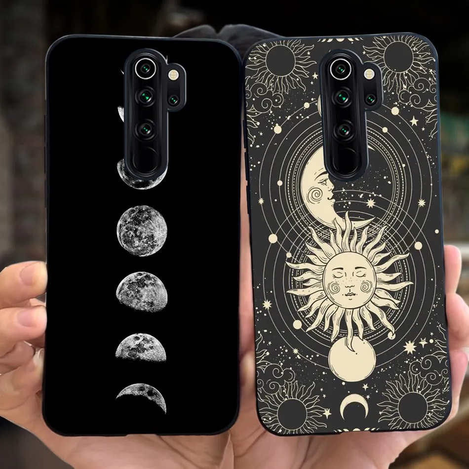 For Xiaomi Redmi Note 8 Pro Case Fashion Moon Milk Ripple Pattern Soft Silicon TPU Phone Back Cover For Redmi Note 8 Pro