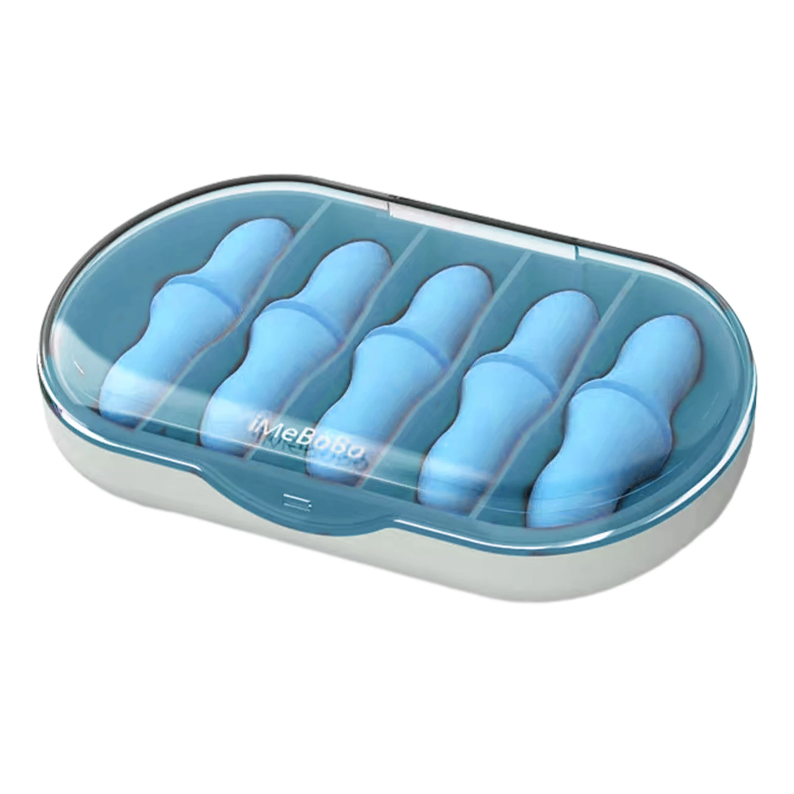 5 Pairs Washable Soundproof Soft Foam Work Lightweight Unisex Noise Reduction Deep Sleeping Sponge Reusable Ear Plug Study