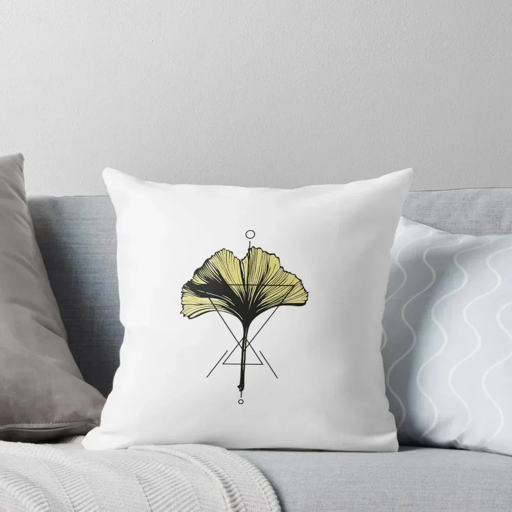 

Ginkgo biloba Throw Pillow Christmas Pillowcase Christmas Pillows Sofa Pillow Cover Sofa Covers For Living Room pillow
