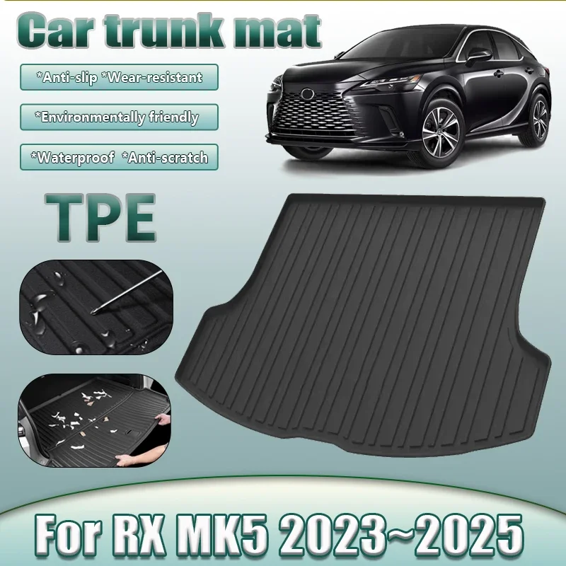 

Car Trunk Mat For Lexus RX Accessories 2023 2024 2025 350 350h 500h 450h+ Waterproof Anti-dirty Liners Rubber Pads Accessories