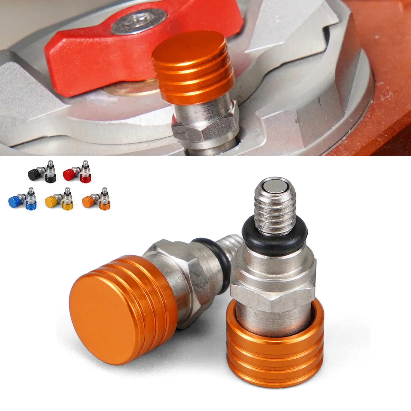 NICECNC For KTM EXC 300 EXC 250 EXCF 350 EXC 450 SX 125 SXF 250 SXF 450 XCW M4x0.7 Fork Air Bleeder Valve Scew 690 Enduro SMC R