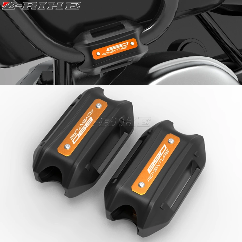 

890Adventure Motorcycle Engine Crash bar Protection Bluemper Decorative Guared Block Accessories For KTM 890 ADV 890 Adventure