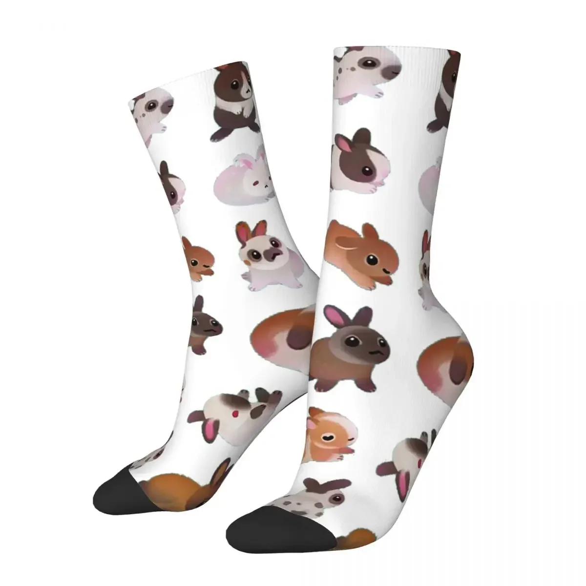 Bunny Day - Other Version Socks Harajuku Super Soft Stockings All Season Long Socks Accessories for Unisex Gifts