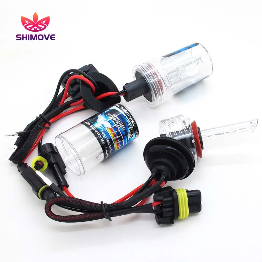 2Pcs HID Xenon bulbs 55W H7 H1 H4 HID Xenon Car Headlight H11 9005 9006 6000K DC 12V Auto Headlamp Replace Halogen Lamp