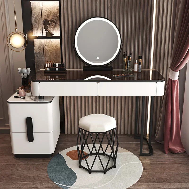 Cabinet Gold Dressing Table High End Makeup Room Dressing Table Mobile Metal Penteadeiras De Maquiagem Bedroom Furniture