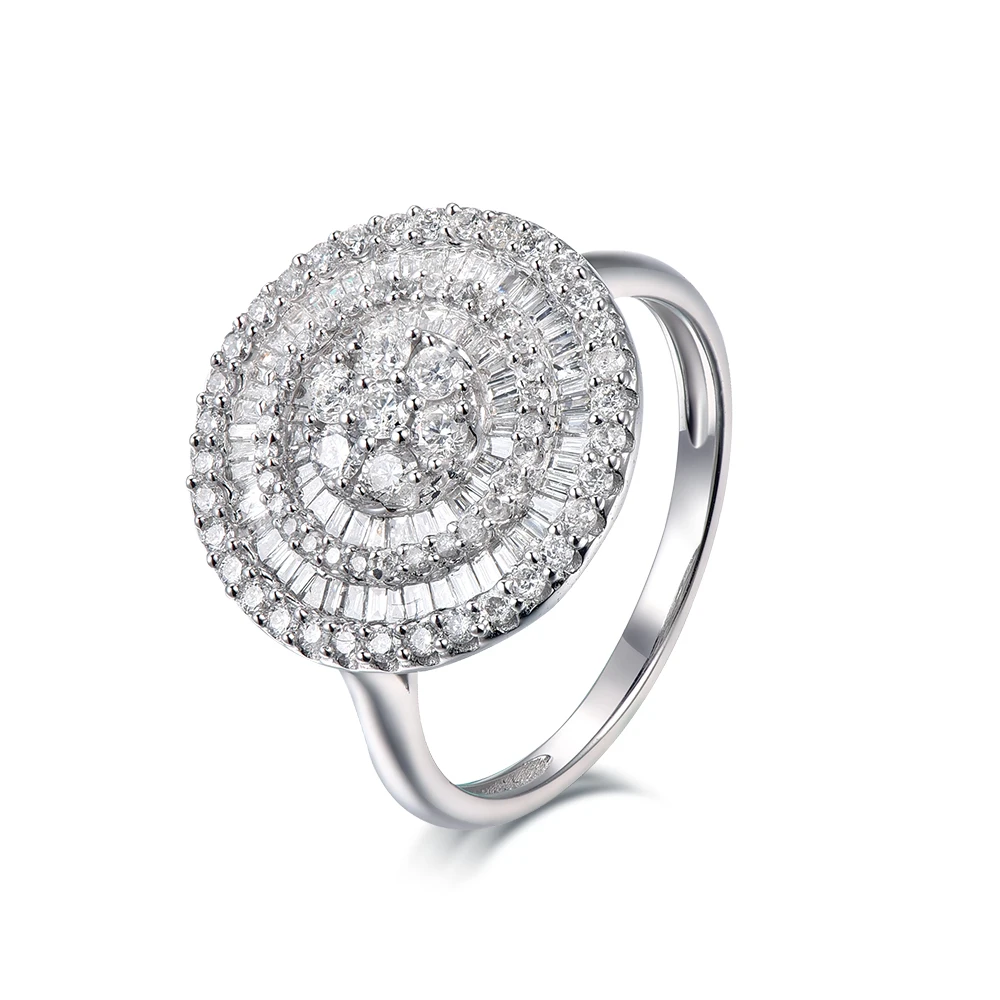 

Качественная оптовая продажа ювелирных изделий из натурального драгоценного камня, кольцо из белого золота с настоящим бриллиантом, обручальное кольцо для женщин