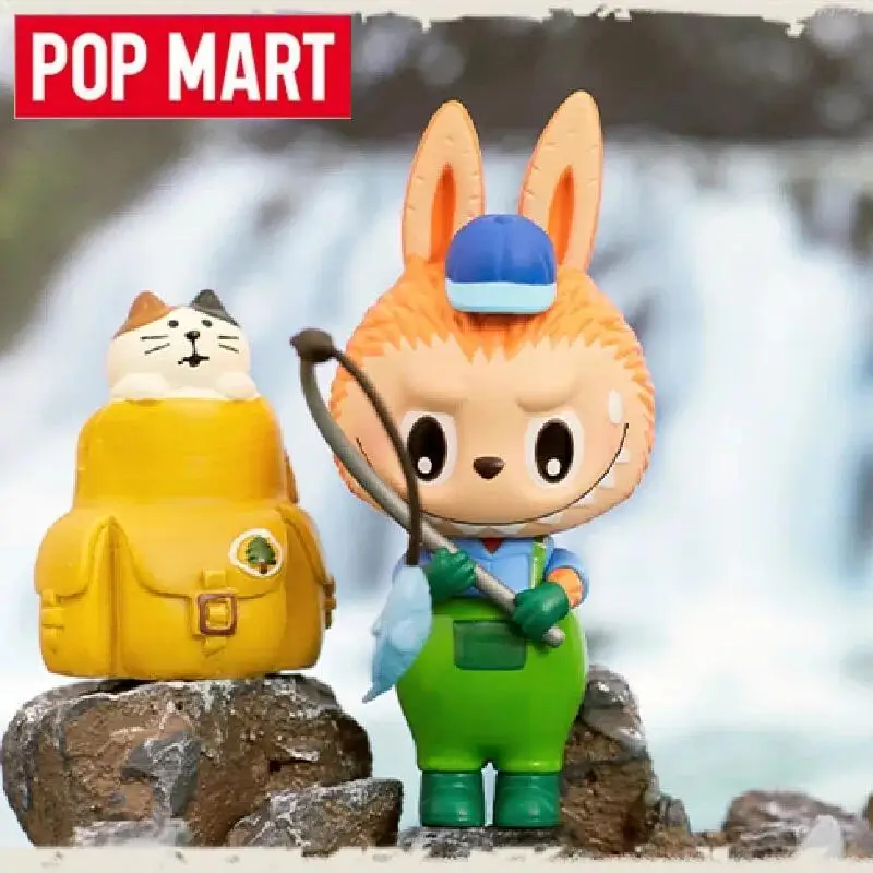 

Pop Mart Labubu Elf Wilderness Travel Series Camping Confirmed Blind Box Toys Caixa Action Figure Cute Model Birthday Gift