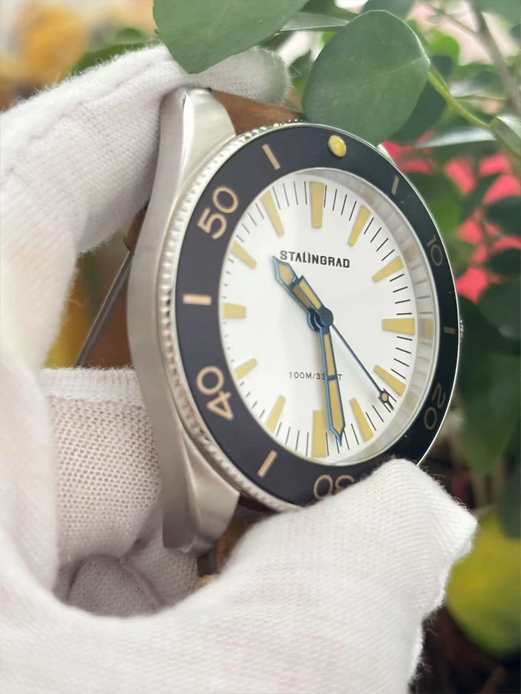 Роскошные мужские часы Stalingrad, круглые водонепроницаемые светящиеся мужские часы в стиле милитари, кварцевые часы из нержавеющей стали мужские наручные