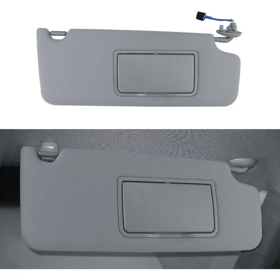 حاجب من الشمس من جانب الركاب لعام 20092015 ملحقات طيار هوندا من القماش أقنعة حماية من الشمس للسيارة بديلة مع مرآة لتعزيز #1