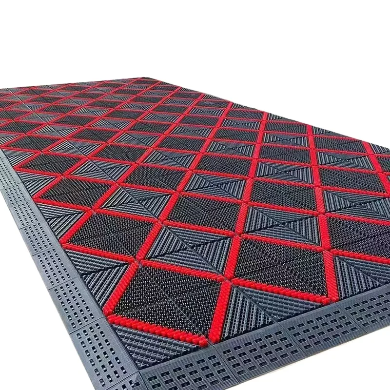 

Non-slip entry floor mat, outdoor three-in-one entrance splicing carpet