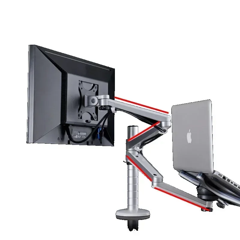 LCD monitor mounts and height-adjustable computer stands; upgraded OA-7X dual-purpose mount for laptops and desktop monitors.