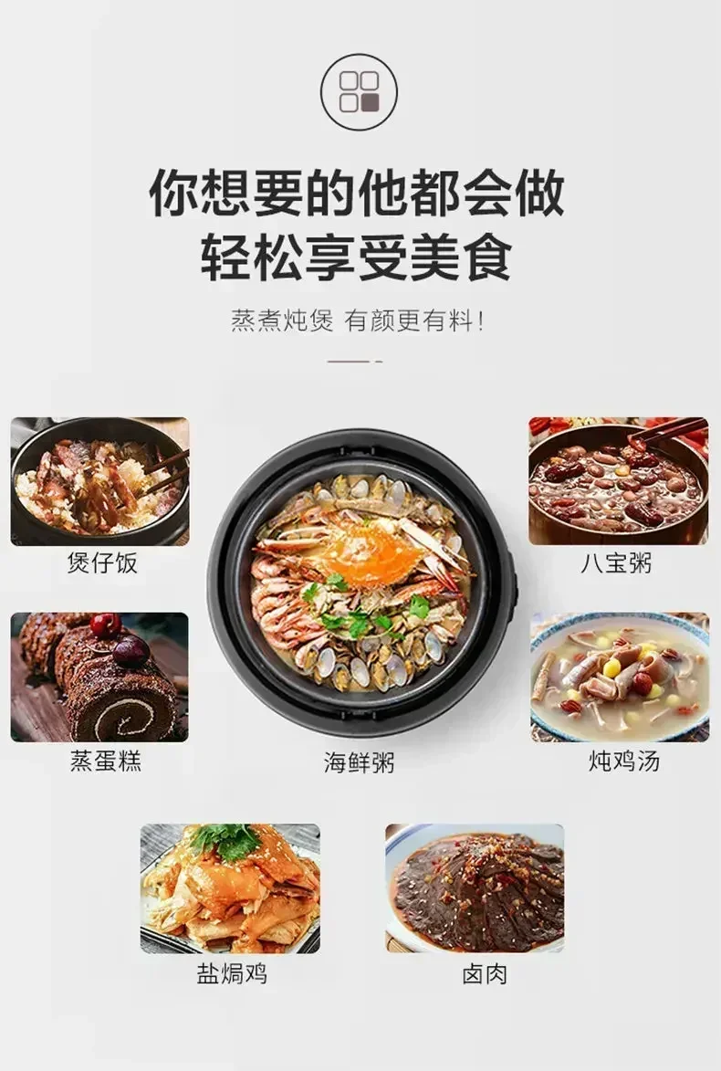 New 2L electric rice cooker. 12V/24V for car/truck. Multicooker. Lunch box. Porridge cooking machine. Soup pot. Rice cookers.