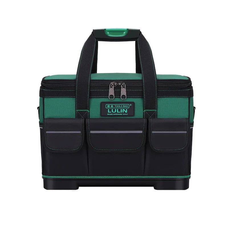 Borsa per attrezzi grande in tessuto Oxford Borsa per attrezzi per hardware di manutenzione multifunzionale Borsa per elettricisti Borsa di stoccaggio resistente all'usura ispessita