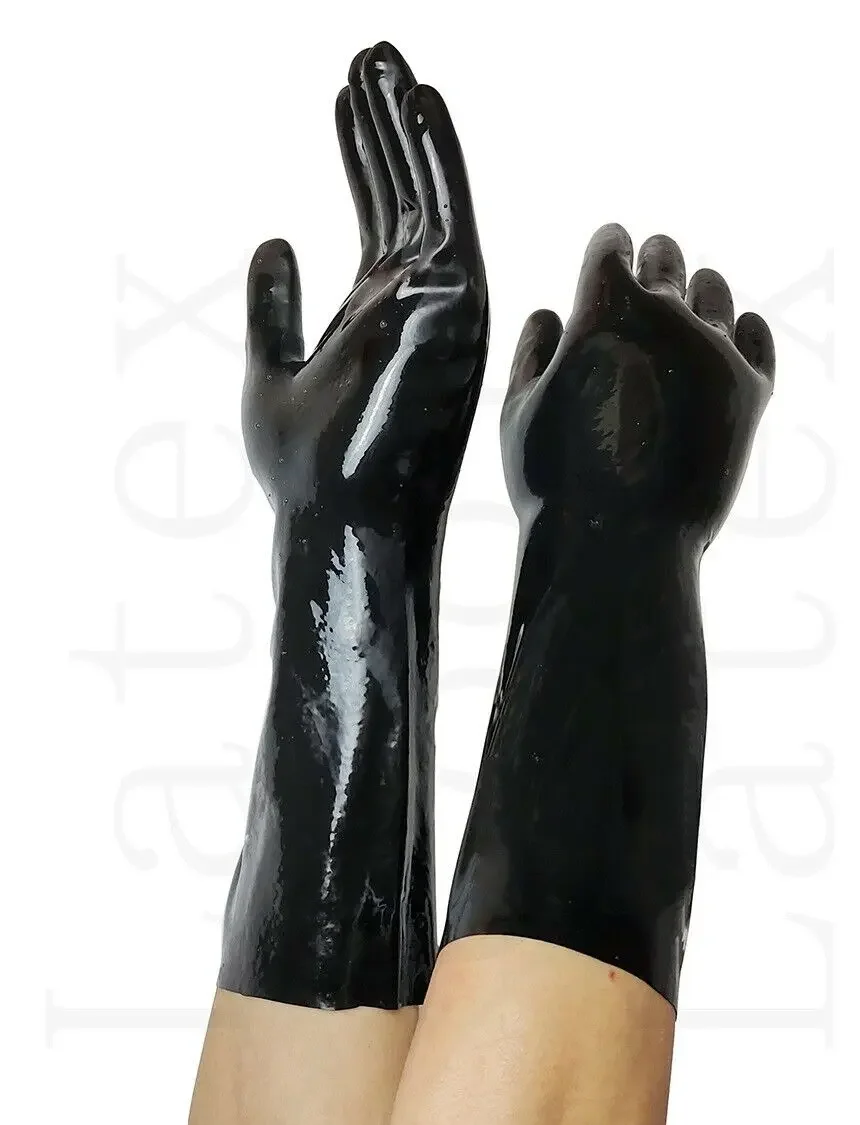 

Латексные перчатки Schwarz Kurze Handschuhe, Handschuhe Handgelenk Gloves