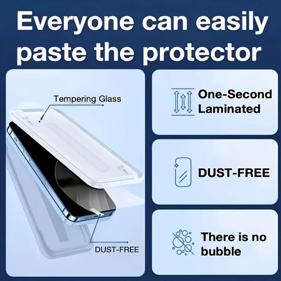 NNBILI 3 Unidades Protector de Pantalla de Cobertura Completa para Google Pixel 11 10 Pro XL 9a 9 Pro 9 Pro XL 8a, Instalación con Eliminación Automática de Polvo, 2