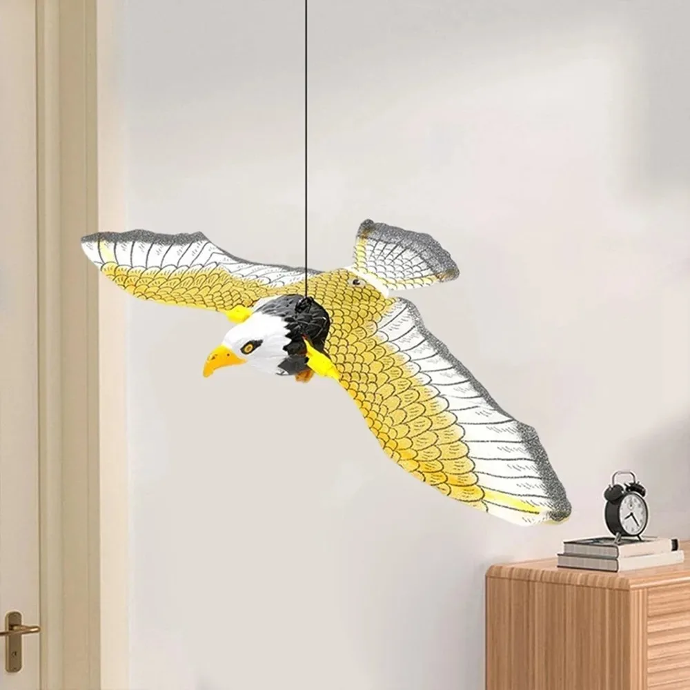 Flying Hawk Bird Repellent Hanging Eagle Flying Owl Repellent Scarer Decoy Repellent Pest Control Scarecrow Garden Decor view 5