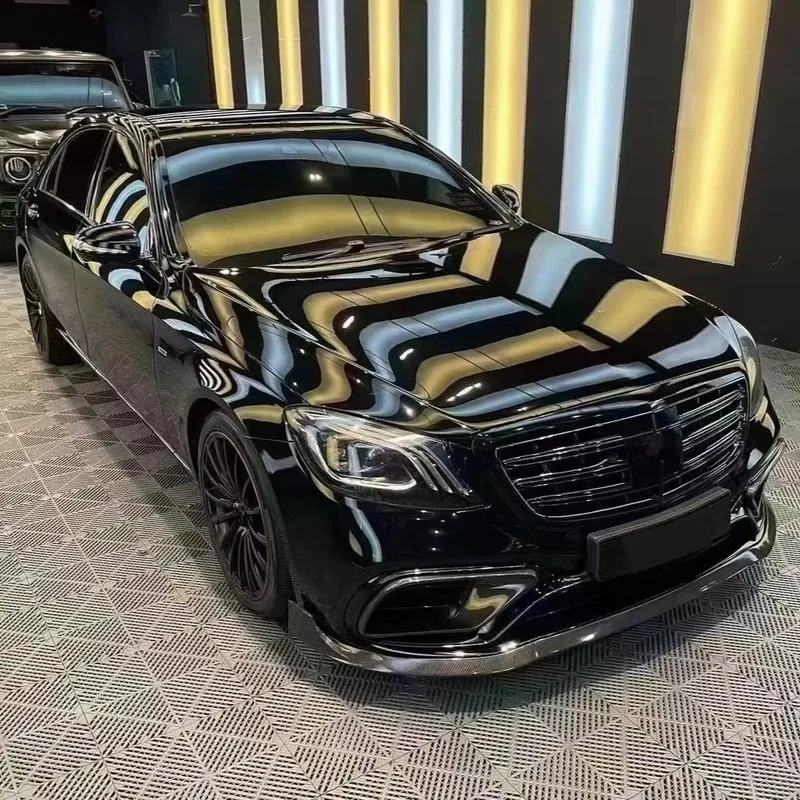 

Car Body Kit for S-class W221 2006-2012 Upgrade to W222 S63 Model Include Front Rear Bumper Assembly with Grille,headlights
