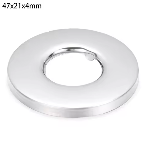 Shower Kitchen Wall Flange Stainless Steel Chrome Faucet Decor Faucet Accessories Pipe Wall Covers Faucet Decorative Cover