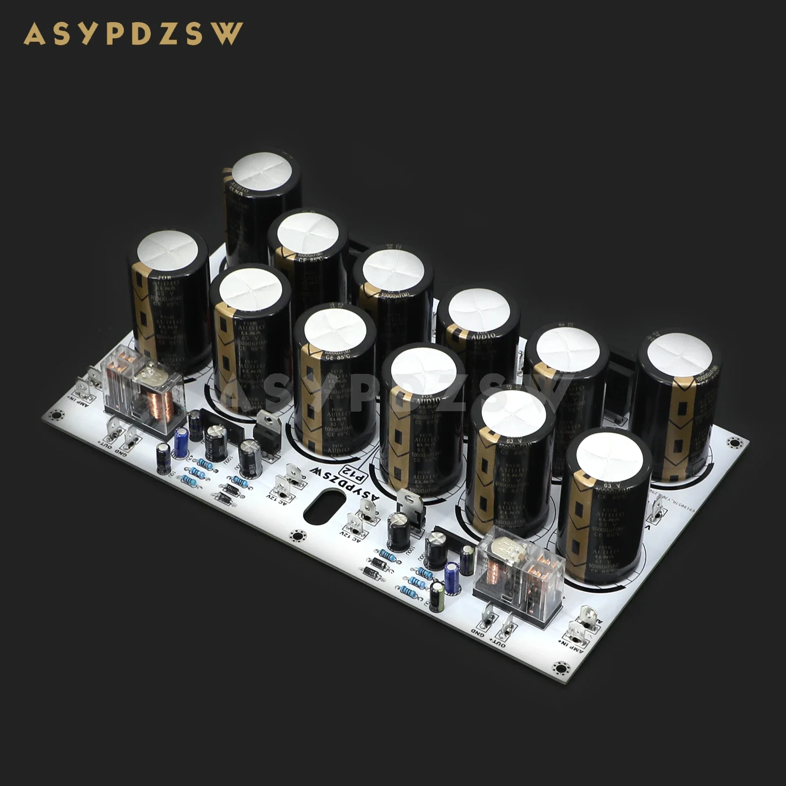 HIFI P12 Gelijkrichter filter voeding DIY Kit/Afgewerkt bord Met UPC1237 Luidsprekerbescherming