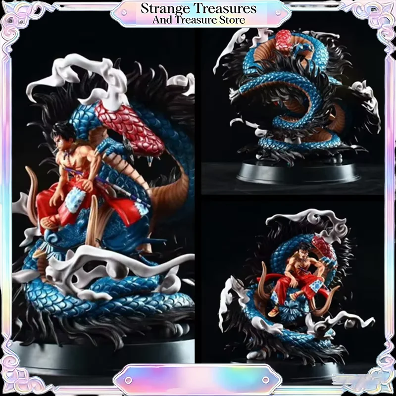 

39cm Anime One Piece Figure Kaidou Vs Luffy Action Figures Pvc Model Collection Statue Desktop Decoration Doll Toy Birthday Gift