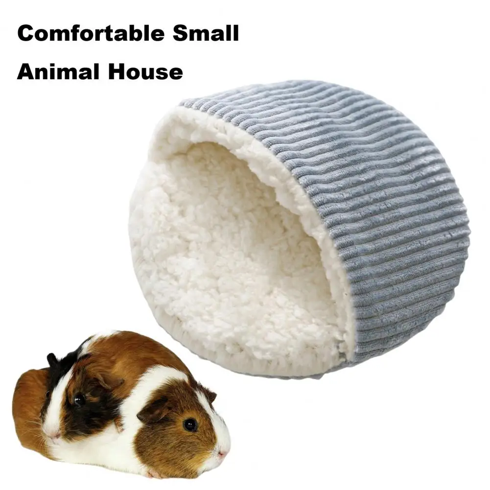 Cotton Fleece Nest Pad for Hamster | Warm Pet Sleeping Area Cozy Small Pet Cave Nest for Guinea,pigs,bunny Little Pet Nest House