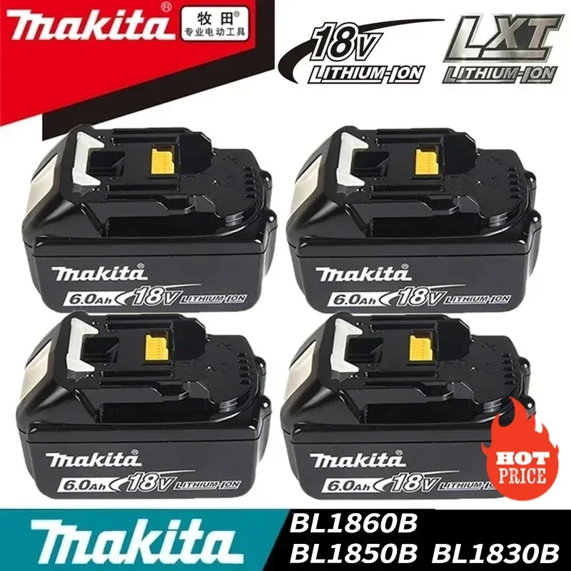 Origina 18V Makita Power Tools Replacement Accessories BL1830B BL1815  BL1860 BL1850 Li-ion Rechargeable batteries Pack charger