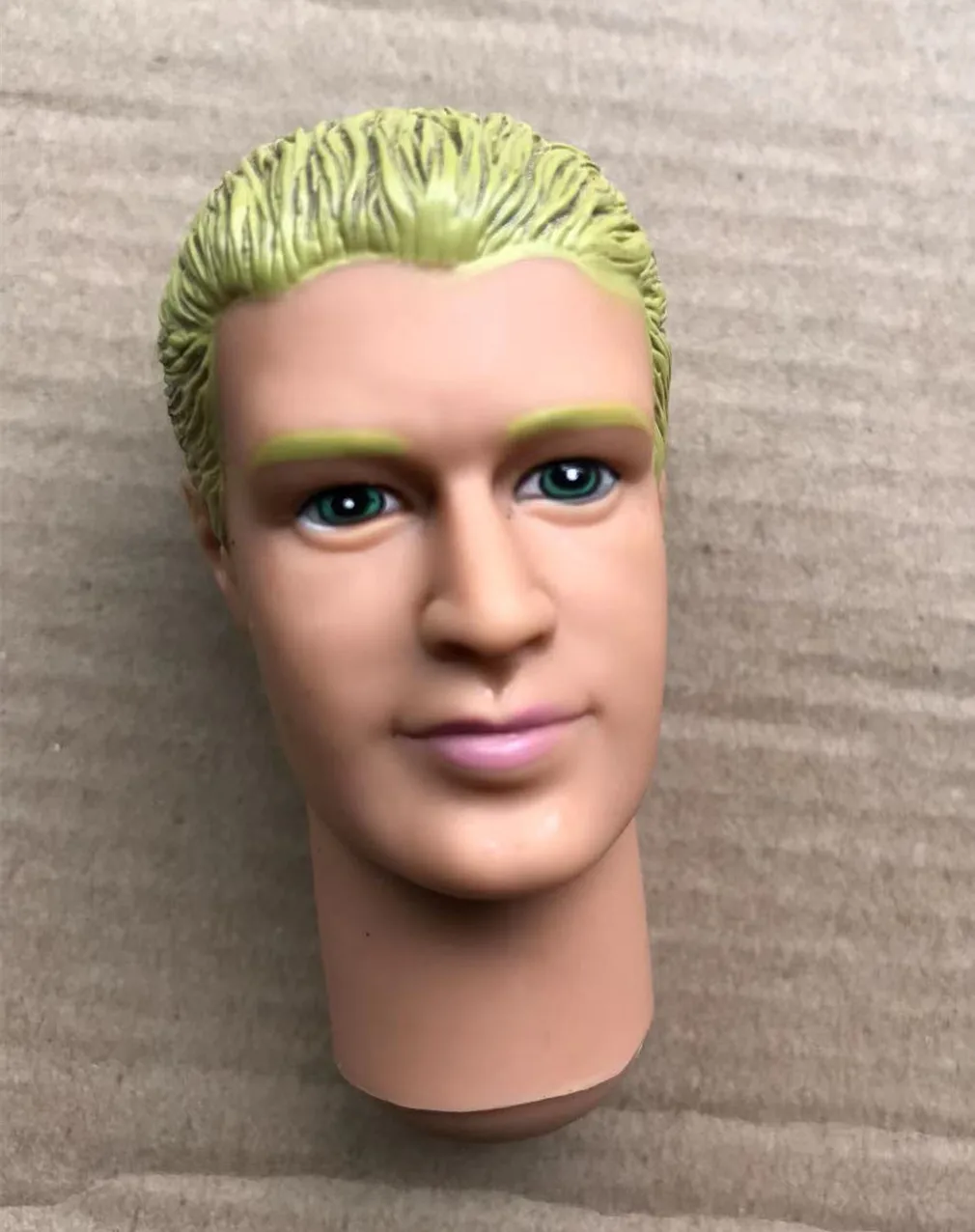 Good Makeup Male Doll Heads Collection Doll Parts Famous Men Stars SoRare Face Doll Heads DIY Toy Accessories