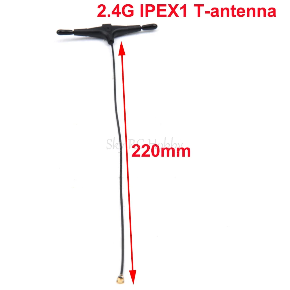 NEW 2.4GHz IPEX1 UFL Mini T-antenna 78mm / 120mm / 220mm Suitable For FPV Nano RX 2.4G ELRS Receiver for Blacksheep TRACER Drone