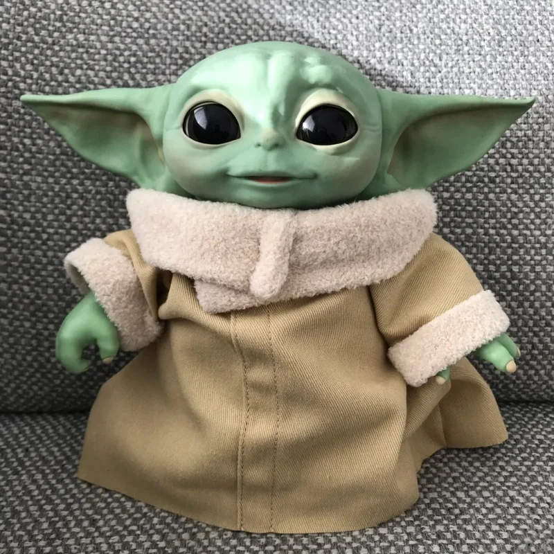 

Звездные войны, 28 см, ПВХ, фигурка Йоды, Grogu, плюшевая фигурка, игрушки, Йода, детские мандалорские аниме-куклы, подарки, милая модель для детей
