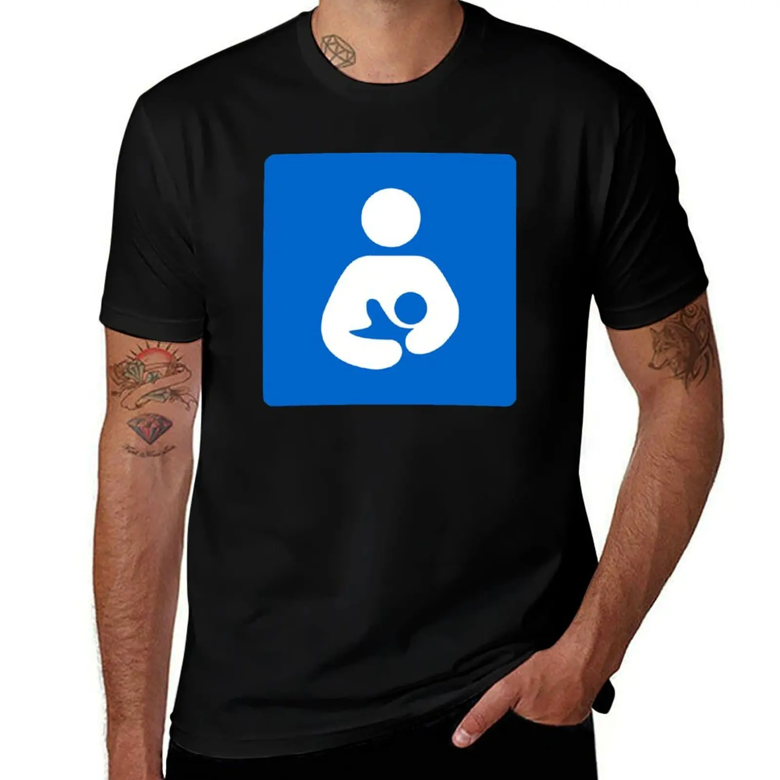 International Breastfeeding Symbol T-Shirt Festival Short Sleeve T-Shirt