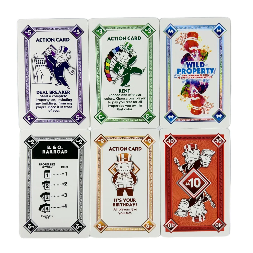 monopoly deal card sleeves Ryker | Compatible with Monopoly Deal Card Game, Protector Sleeve Kit | PVC  and Acid Free | Clear Protectors Top loaders for Card Games | Standard  American Size main image 0
