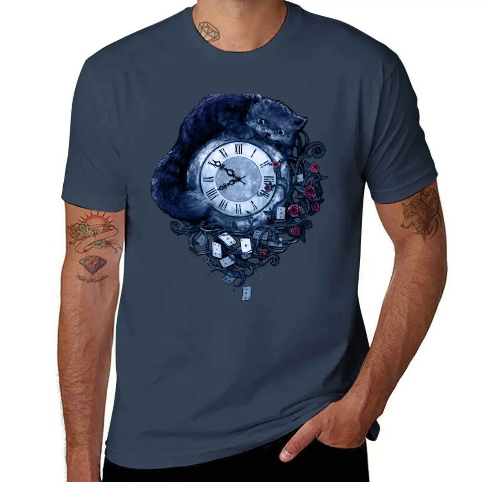 Time in Wonderland T-Shirt Cool Feeling Summer Tee Shirt