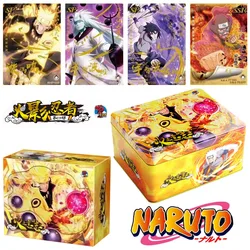 Wholesale Naruto Card Gold Diamond Edition Collector's Edition Metal Card Anime Peripheral Collection Card Children Toy Gifts