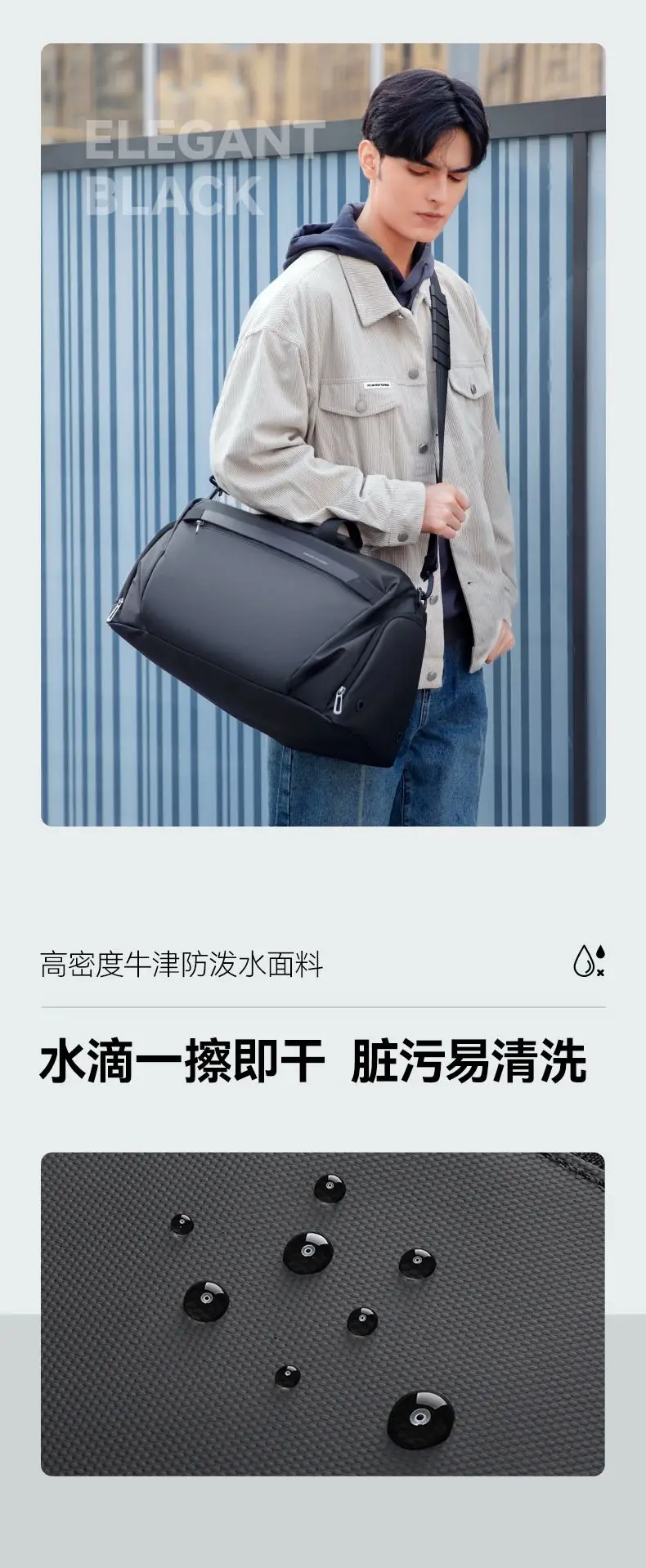 Mark Ryden Neue Sport-Fitness-Tasche mit hoher Kapazität, modische One-Shoulder-Cross-Body-Reisetasche, Gepäcktasche – Detail 7