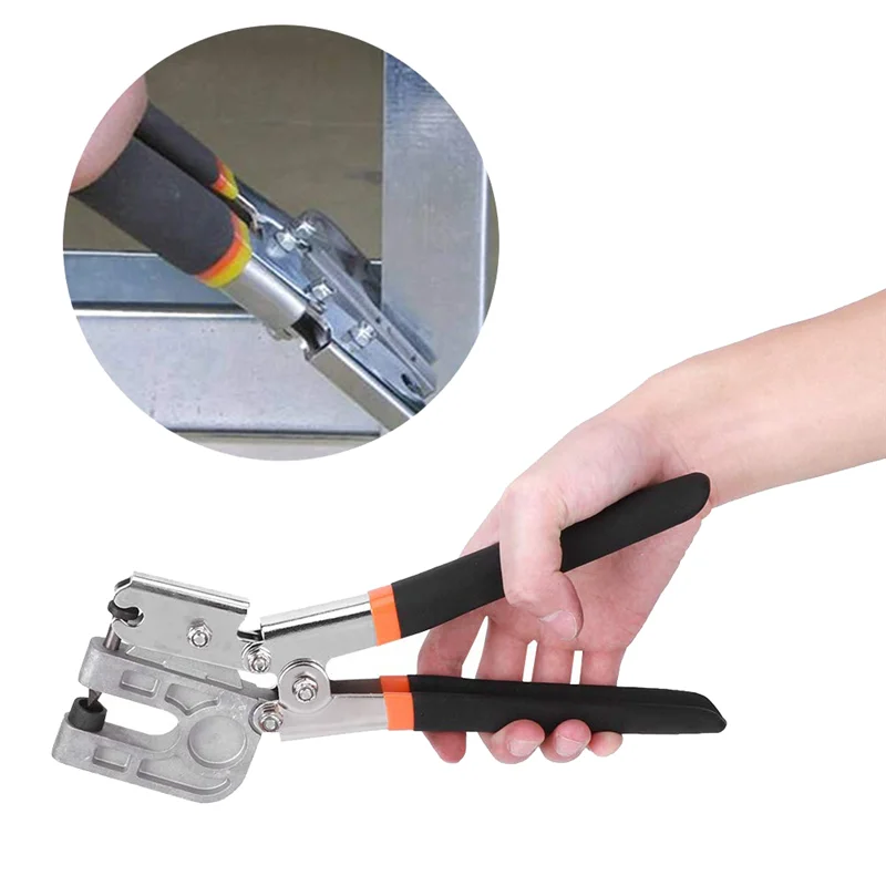 Stud Master Framing Tool, 270mm Metal Stud Crimper Stud Crimper Pliers Drywall Tools, Punch Lock Hand Tool