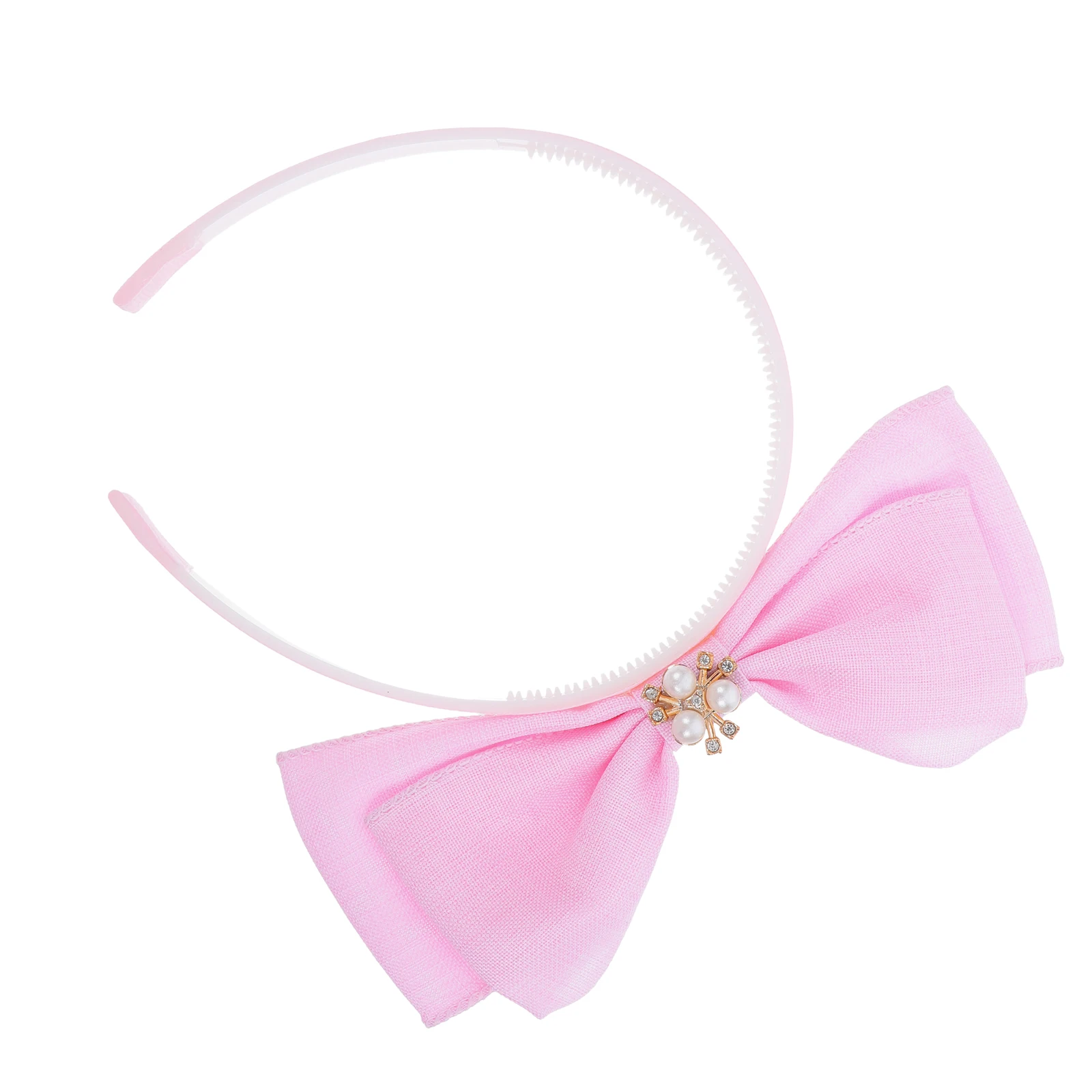 

Bow Headband Princess Style Girls Hair Accessories Soft Material Lightweight Comfortable Bowknot Headband French Bow Hair