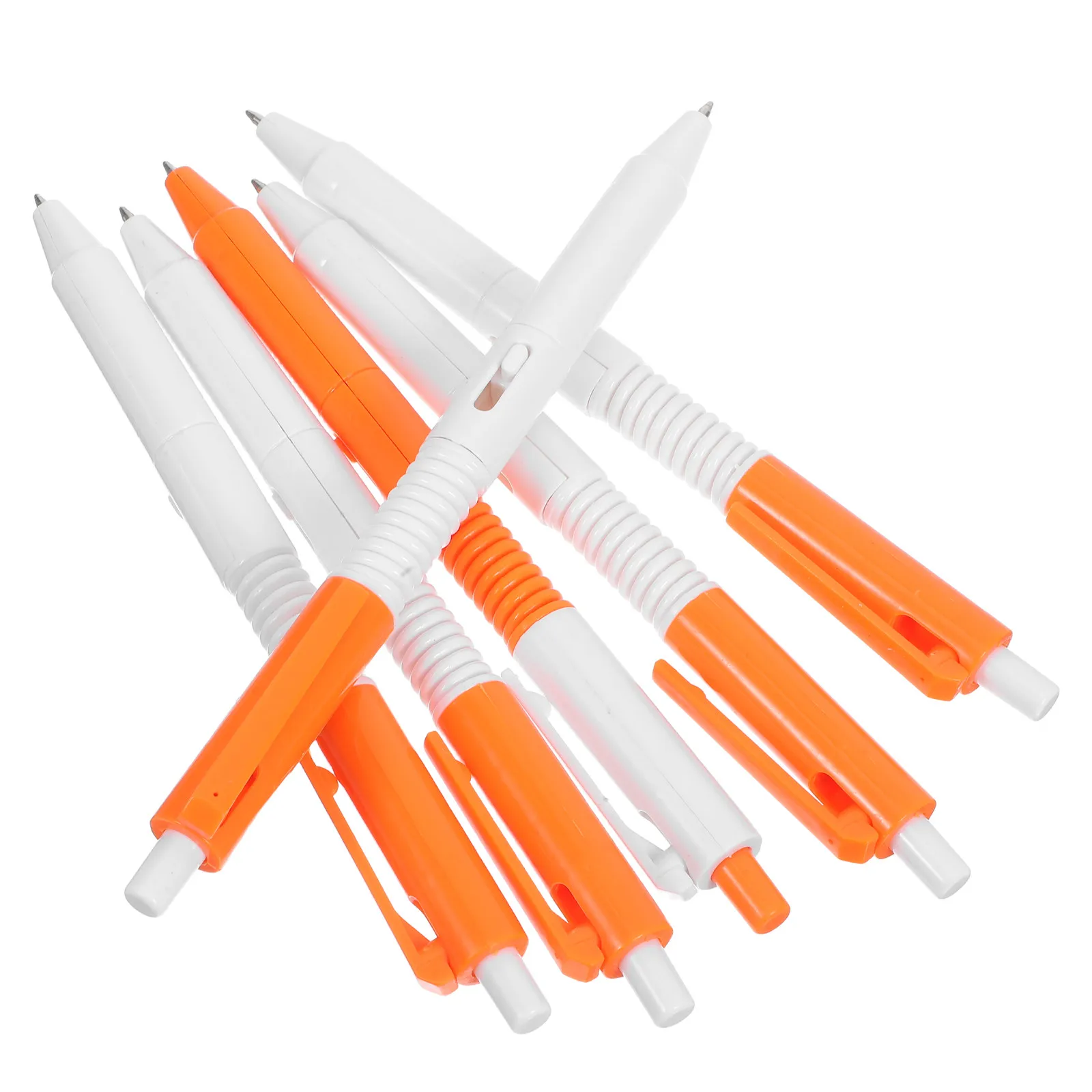 6pcs 2-In-1 Spray Ballpoint Spray Function Gun For Kids School Office Supplies Retractable Writable Funny Prank Pen