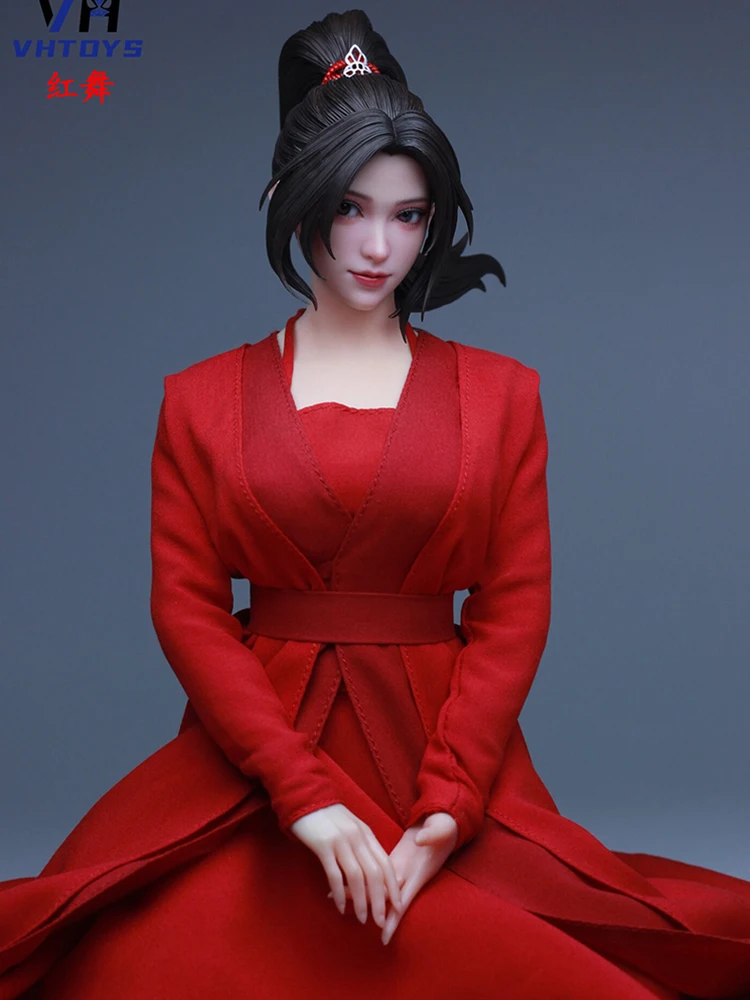 1/6 Mai Shiranui Fighter Movable Eye Head Sculpture Replacable Hair Type Accessory VHTOYS VH002 For 12