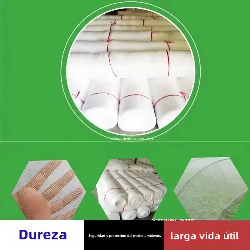 ตาข่ายป้องกันแมลงและพืชในสวน ผ้าคลุมดูแลผัก ดอกไม้ และผลไม้ ป้องกันศัตรูพืช ตาข่ายป้องกันนก 60 เมช