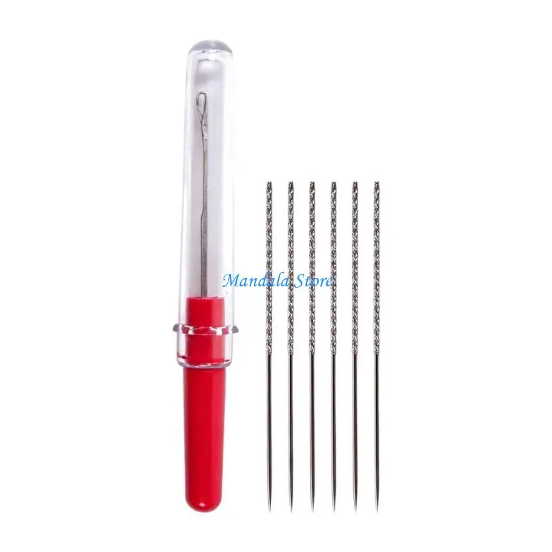 U2JC Garment Return Accessory with Hook Piece, 2mm Opening, and 5 Steel Picks for Sweater Care, Daily Drawer Storage, Travel