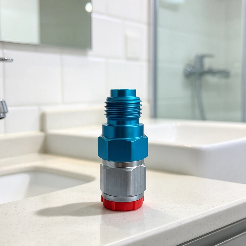 Blue Aluminum Alloy 360 Degree Swivel Extension Rod For Airless And Electric Sprayer Rotating Connector Adapter Tool