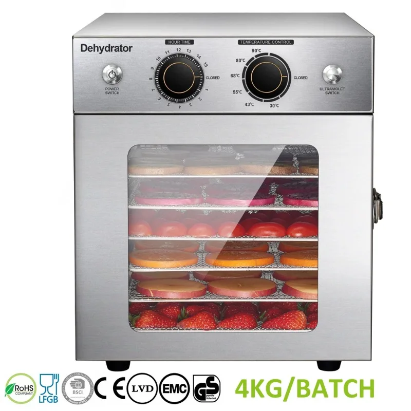 220vfood Dehydrator Maschine elektrischer Trockner Dörr geräte elektrischer Obst trockner für Lebensmittel Rindfleisch Trocken fleisch Obst und Gemüse Trockner