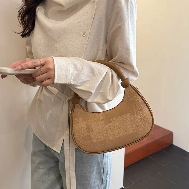 

Новая французская нишевая сумка 2026 года: элегантная женская сумка через плечо класса люкс, универсальная сумка-мессенджер в форме пельменя