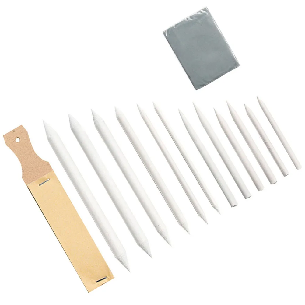 1Set Comprehensive Drawing Sketching Kit Blending Stump Wiping Pen Safe Eco Friendly Durable and Practical for Artists