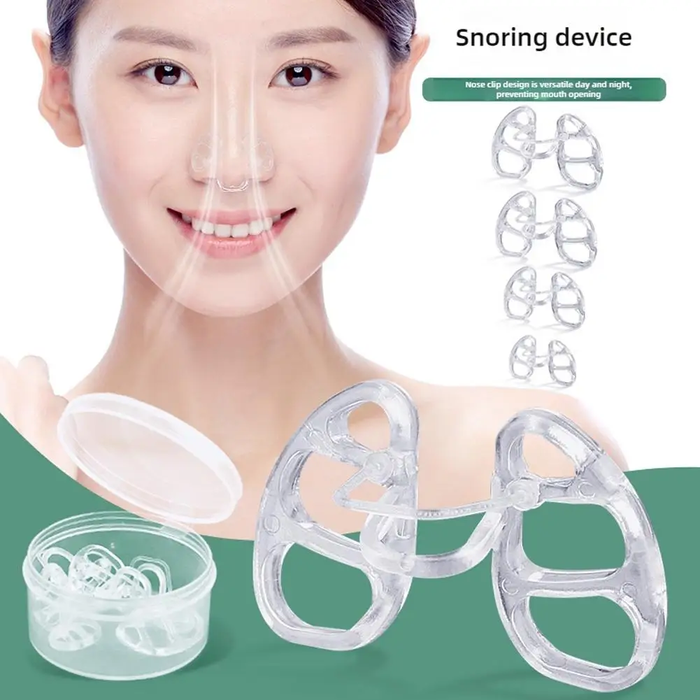 1 PC Anti Snore Nose CLIP อุปกรณ์หยุดการนอนกรน Sleeping Aid อุปกรณ์ Breathe Aid Dilators จมูก Anti-Snoring สําหรับการนอนหลับที่ดีขึ้น