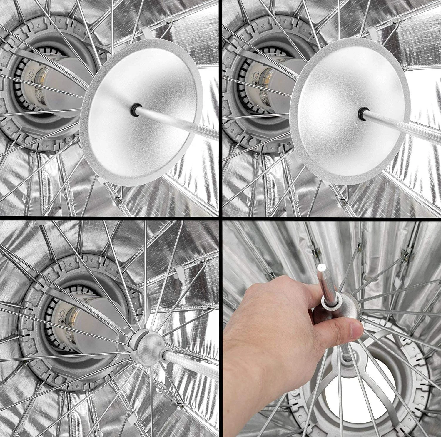 120cm EZ Lock Głęboki Paraboli – Parabolic Umbrella Deep recenzja i cena