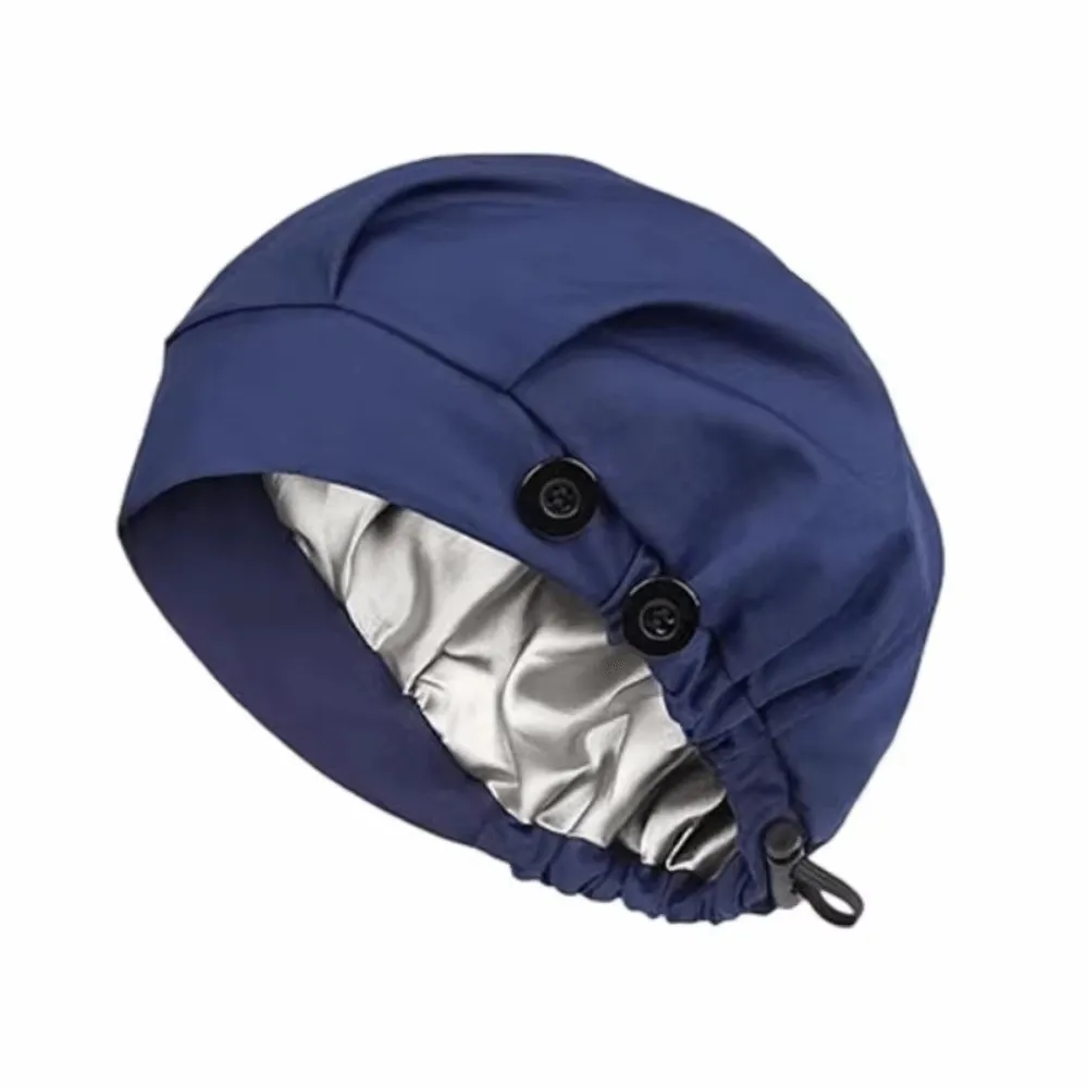 High Elastic Stretch Operating Room Work Hat HeadCover Cotton Double Layer Turban Hat Breathable Adjustable Bouffant Chemo Cap