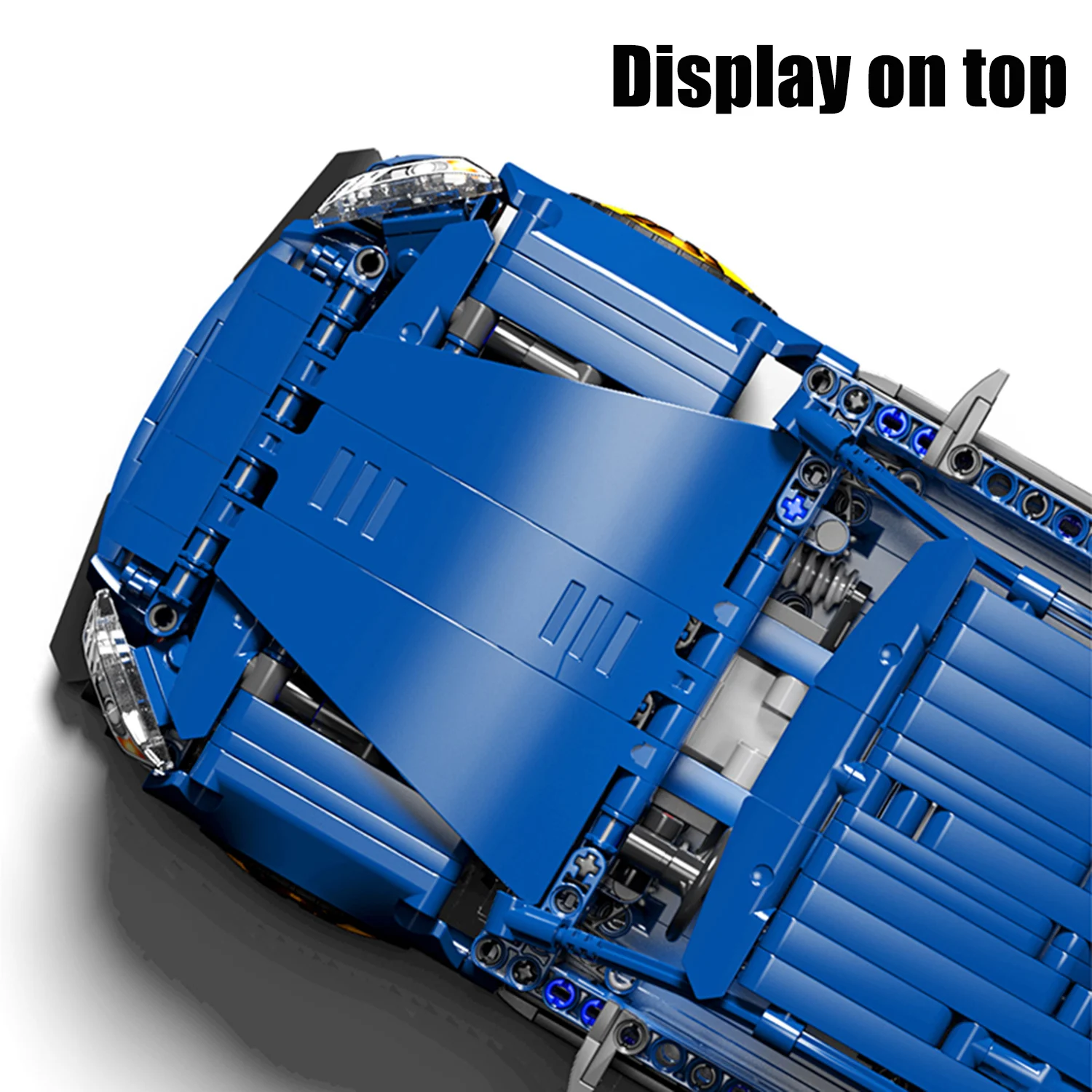 1360 sztuk techniczne wyścigi sportowe samochody klocki zestaw zabawek montaż Puzzle Model cegły kreatywne prezenty na biurko